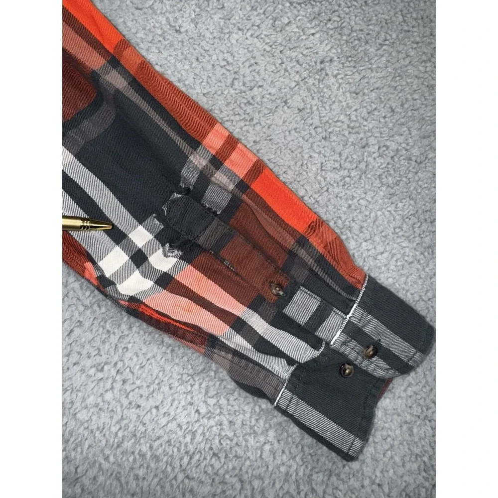 Vintage The North Face Button Up Shirt Men XL Plaid Outdoor‎ Distressed